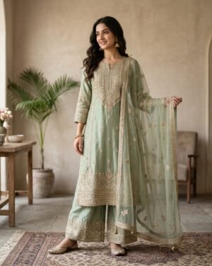 Sage Aura Palazzo Set
